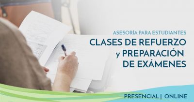 CLASES DE REFUERZO y preparación de exámenes